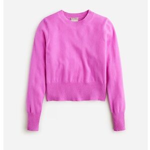 JCREW Cashmere cropped fit crewneck sweater